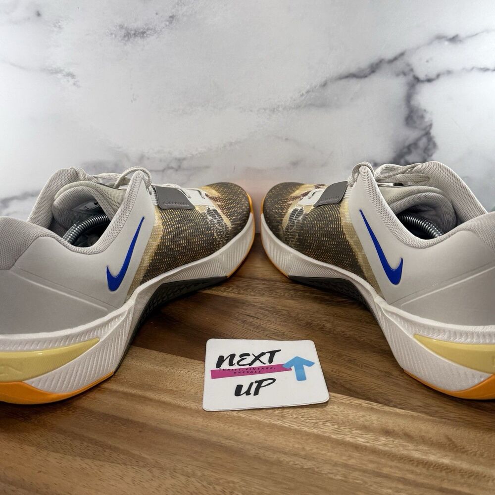 Men’s 14-Nike Metcon 10 AMP Light Bone Cave Stone Gym Training Shoes HQ2615-001 - Picture 5 of 9